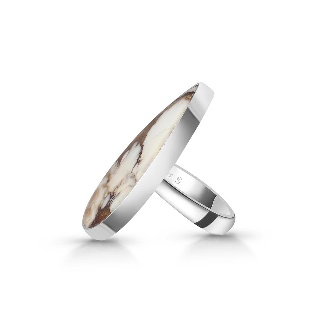 Wild Horse Jasper Adjustable Ring-(WOJ-R-50)